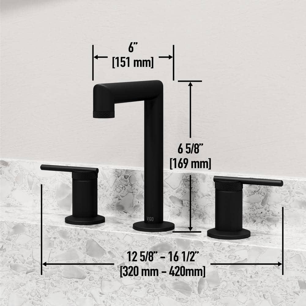 Sterling 7" H Two Handle Widespread Bathroom Faucet