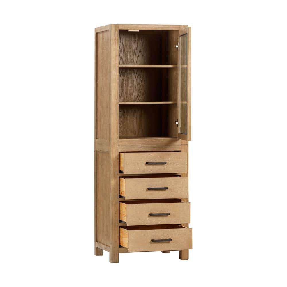 Avanity Modero-Lt24 Modero 71" Wood Free Standing Bathroom Linen Tower - Wood