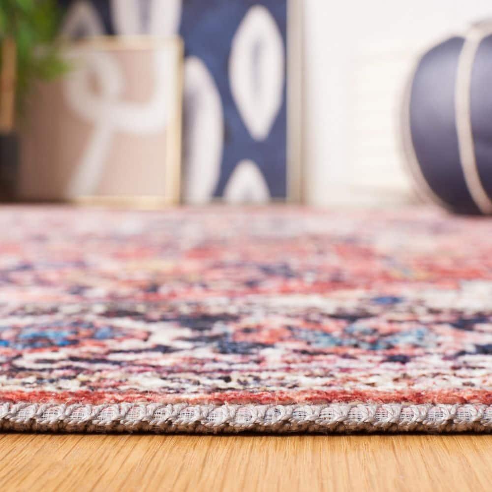 Serapi SEP624 Power Loomed Indoor Area Rug - Rust/Navy - 9'x12' - Safavieh
