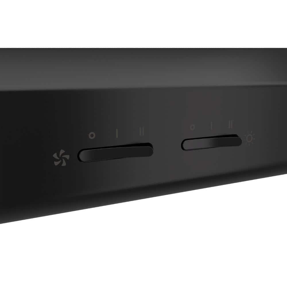 Broan NuTone Broan NuTone 30" Steel 250 CFM Convertible Under Cabinet Range Hood with Mesh Filter BKSH130BL