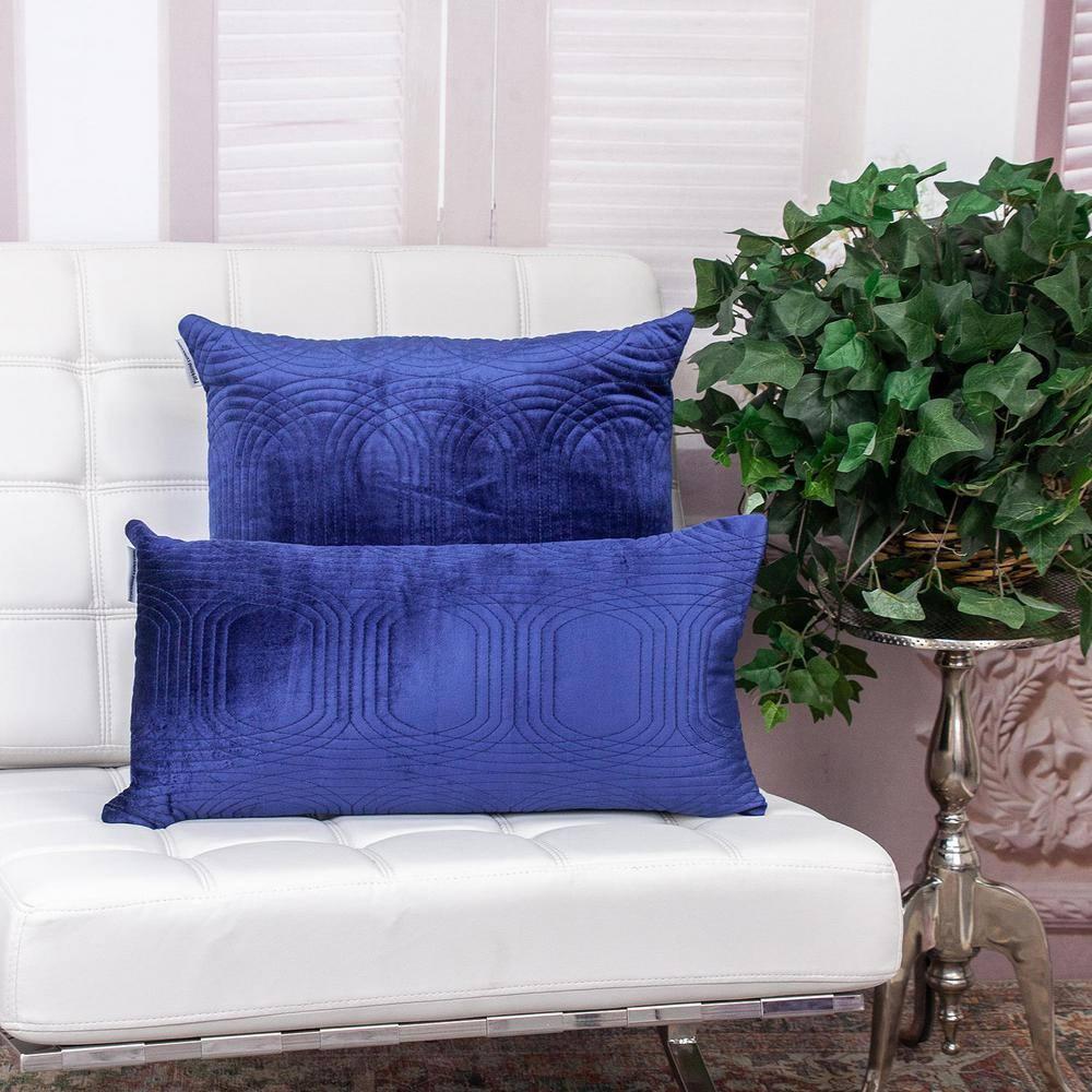 Parkland Collection Iphis Geometric Cotton Reversible Throw Pillow