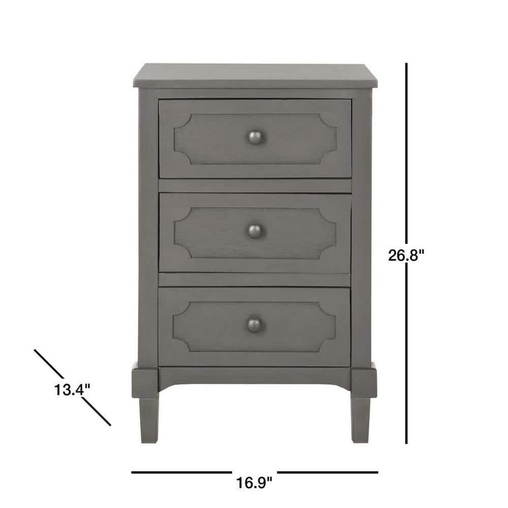 Rosaleen Side Chest - AMH5723 - Grey - Safavieh Couture
