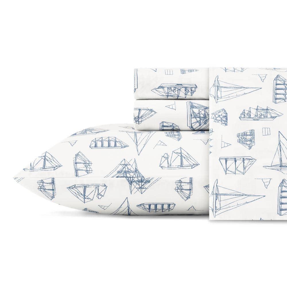 Nautica Nautica Printed Cotton Percale Sheet Sets