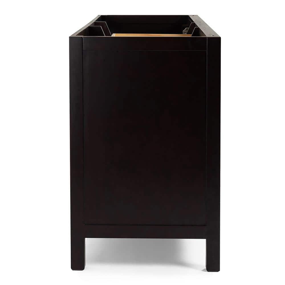 Ariel A073d-Bc Cambridge 72" Double Free Standing Vanity Cabinet Only - Brown