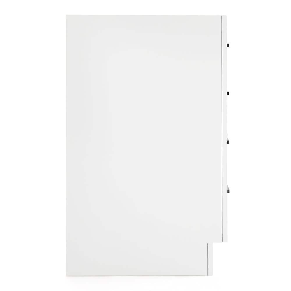 Ariel T060s-Bc Hepburn 60" Single Free Standing Vanity Cabinet Only - White