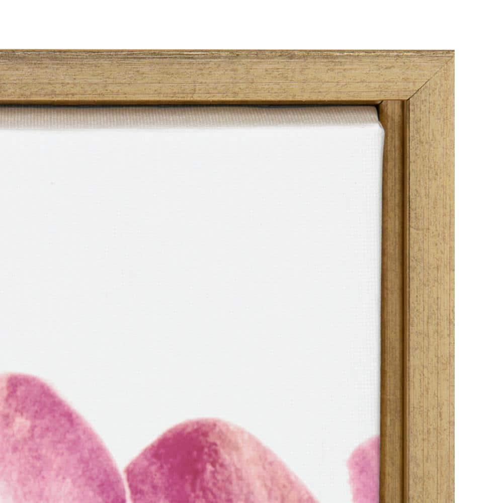 Pink Protea Flower 18x24 Framed Canvas Wall Art