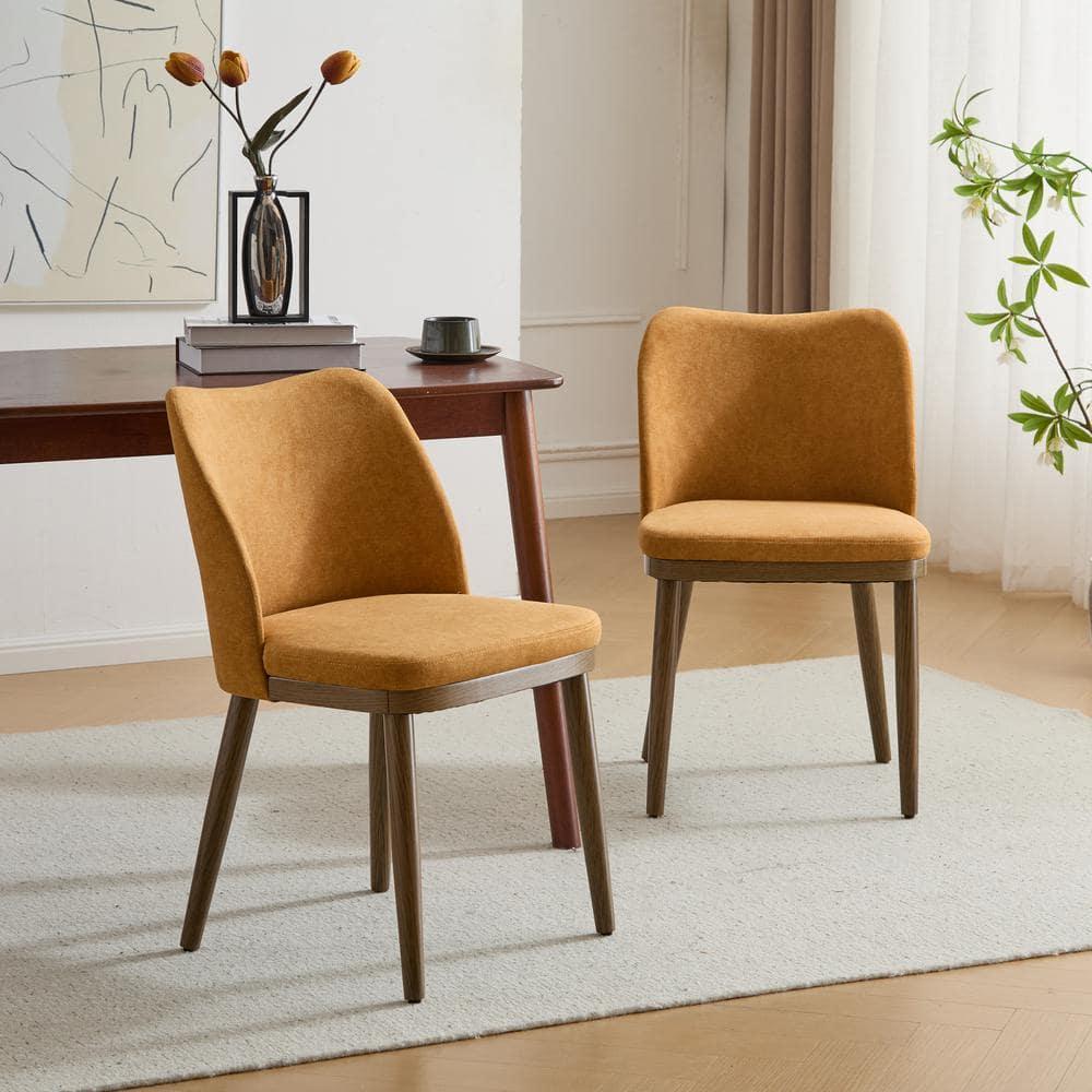 Christopher Knight Home Aviana Fabric Upholstered Dining Chairs (Set of 2), Ginger