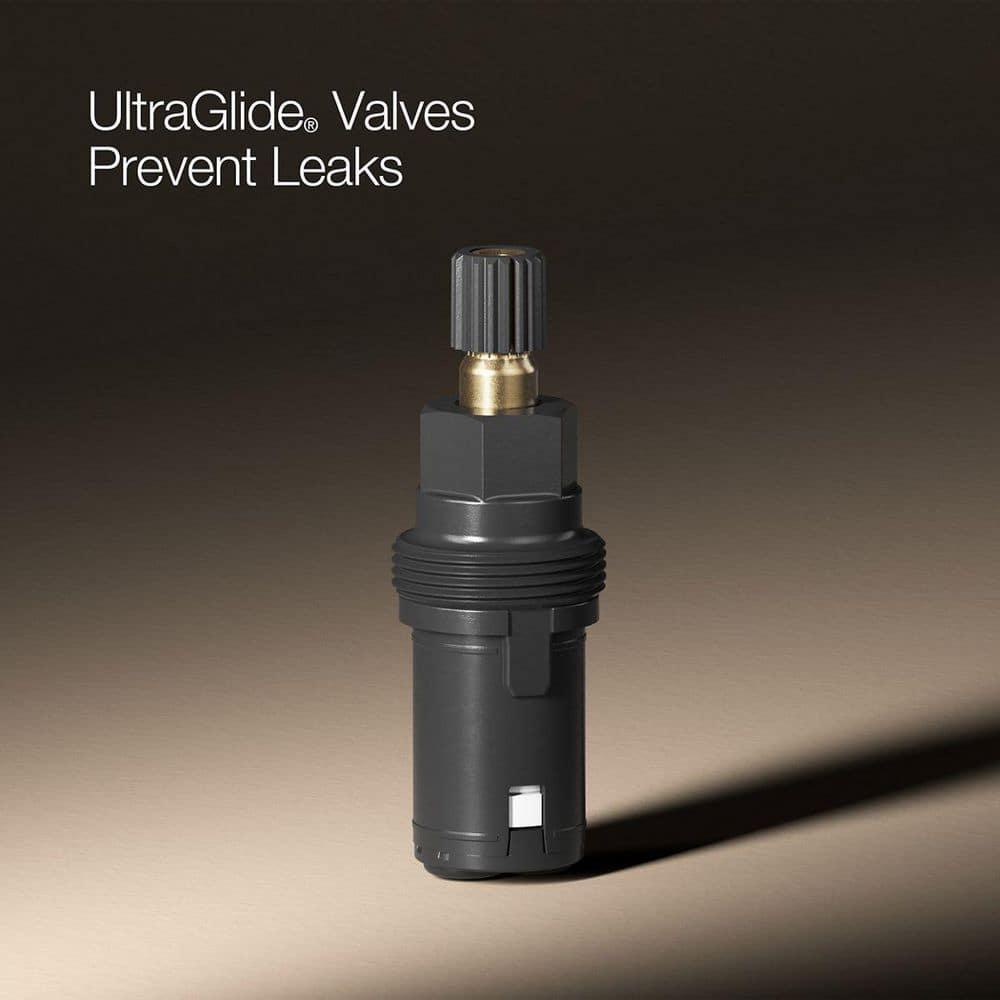 Kohler Purist® Widespread Bathroom Faucet with Pop-Up Drain Assembly, 3-Hole High Arc Cross Handle Bathroom Sink Faucet, 1.2 gpm