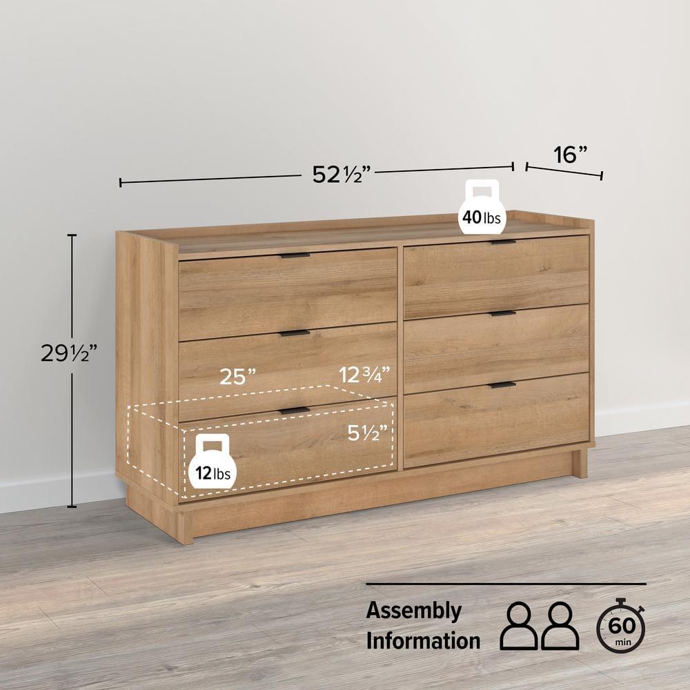 Chaunta 52.5'' W 6 - Drawer Dresser