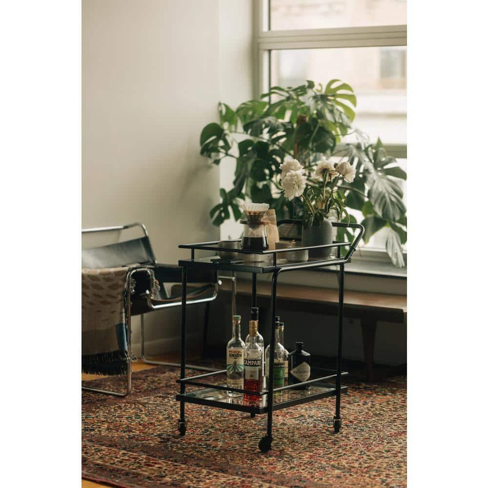 Paulette Metal Bar Cart