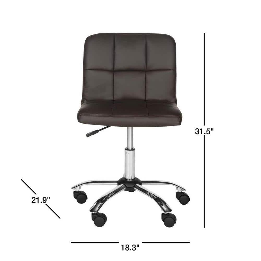 Brunner Desk Chair - Brown - Safavieh