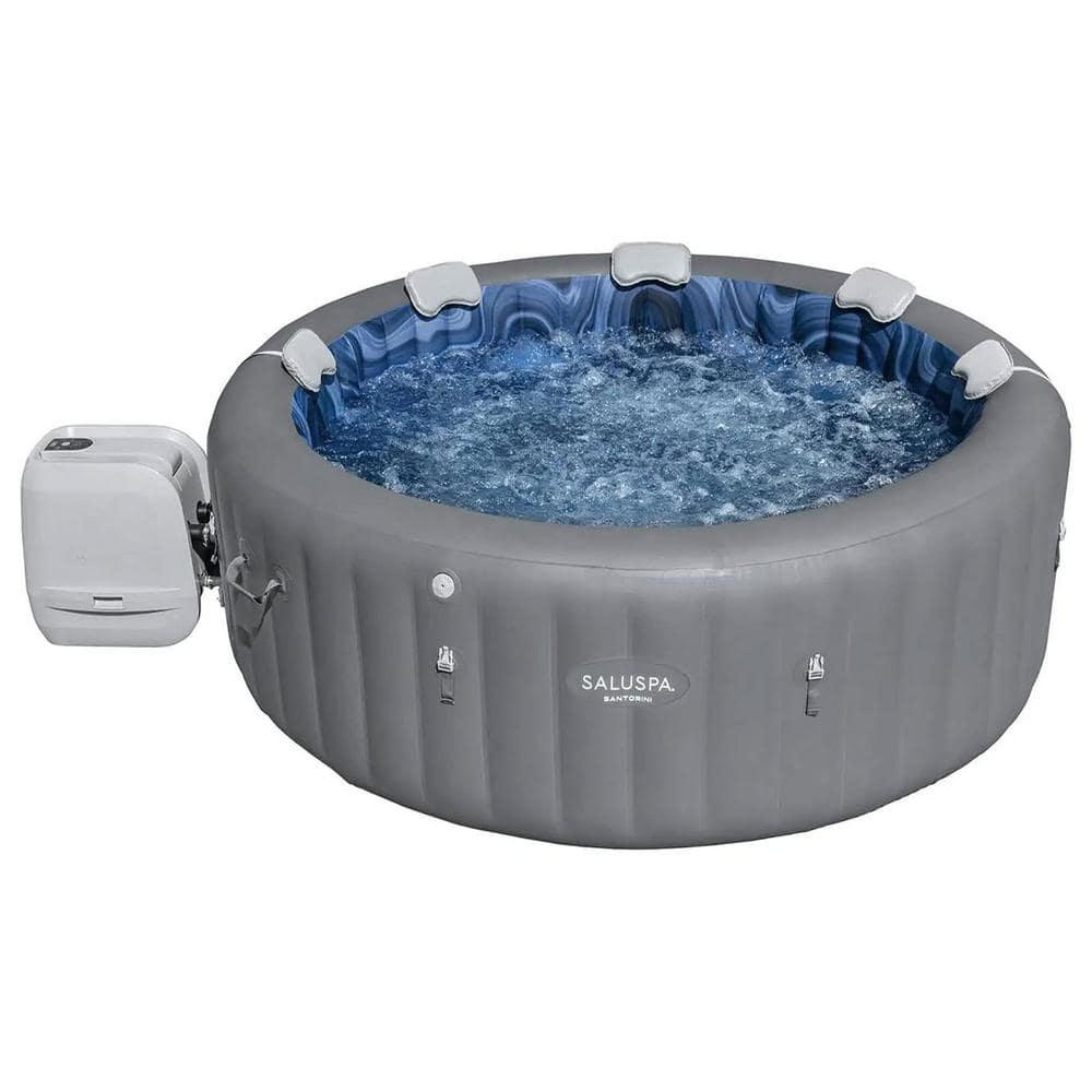 Bestway SaluSpa Santorini HydroJet Hot Tub w/ Pump #P09120