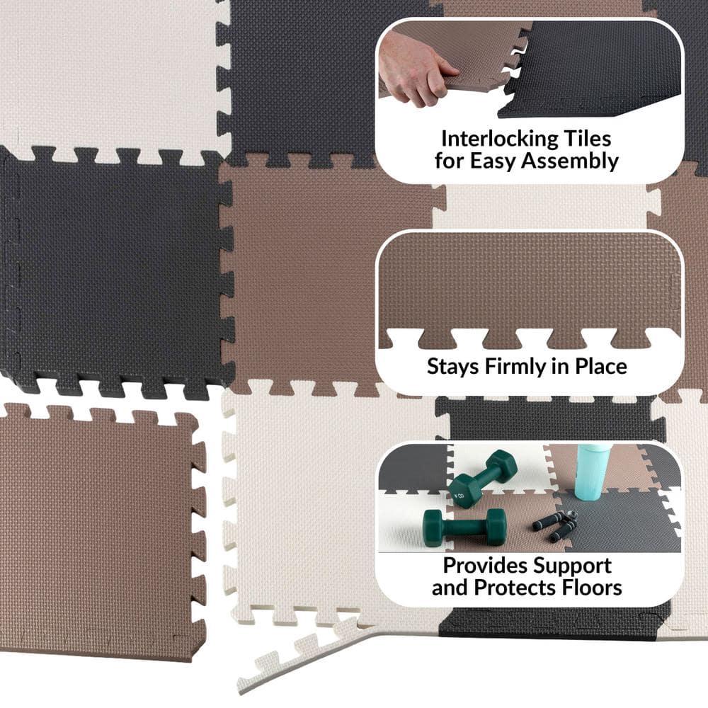 Foam Floor Tiles 20PK - 20sqft (Neutral)