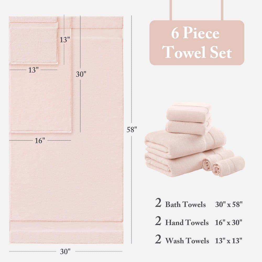 Turkish 100% Cotton Oversized Towel Set