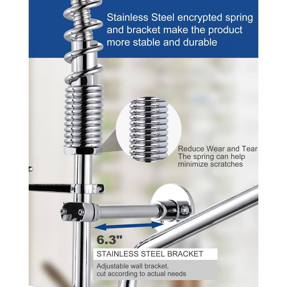 iVIGA Commercial Kitchen Faucet with Pre-Rinse Sprayer 36 Inch 2314300C-36-WF