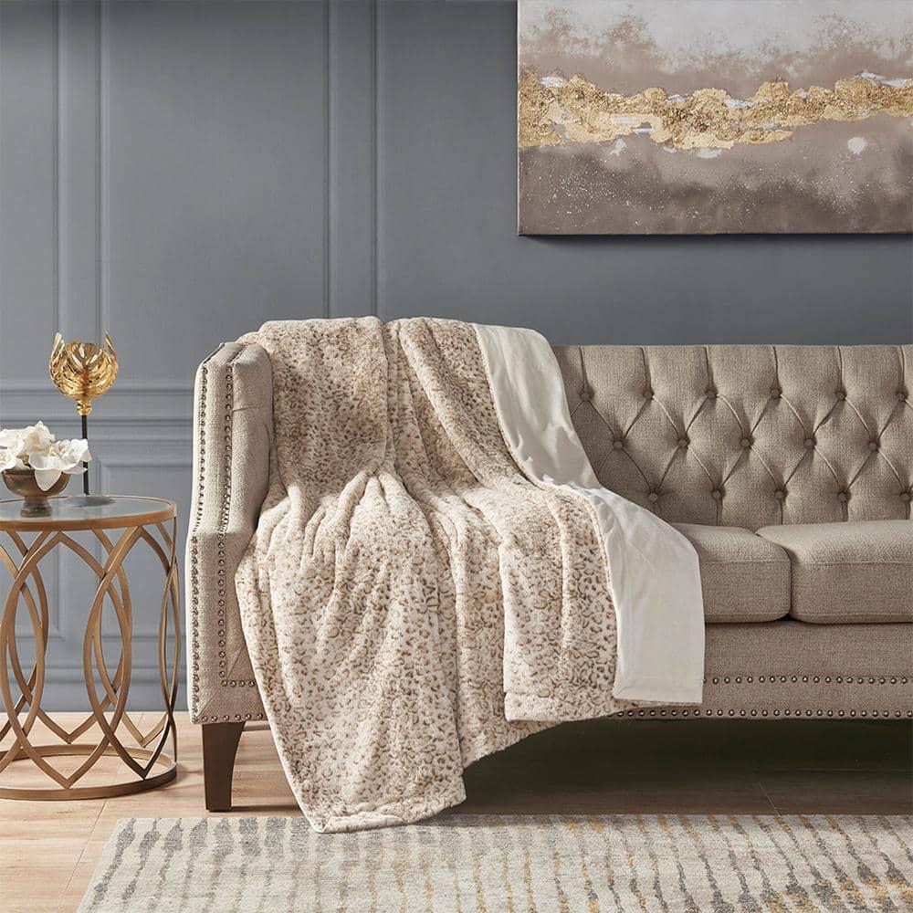 Madison Park Zuri Oversized Faux Fur