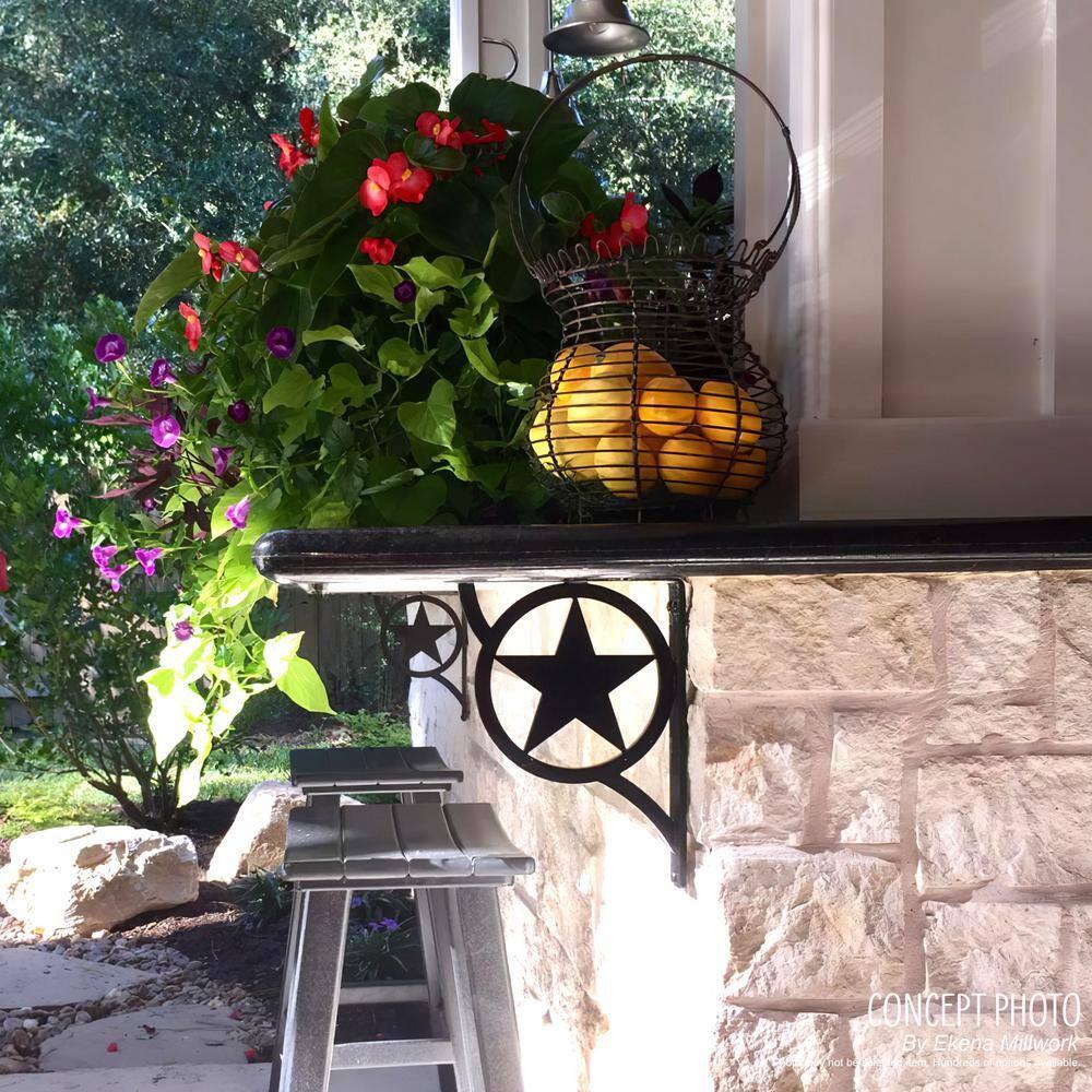 Ekena Millwork Bradford Wrought Iron Bracket