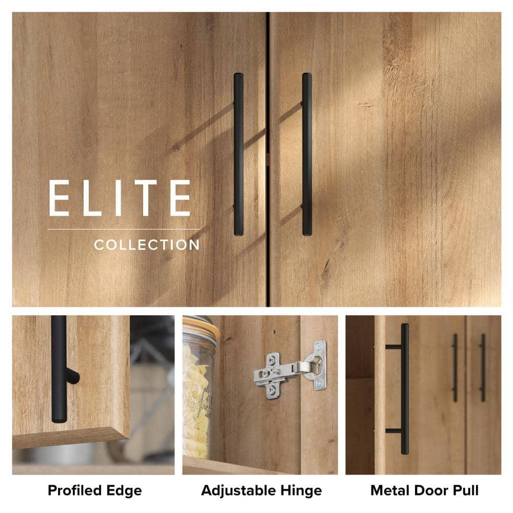 Prepac 32" Elite Storage Cabinet Oak