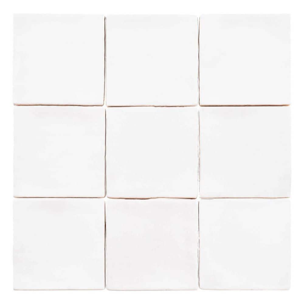 Andova Jenae 4-in. Zellige Glossy Ceramic Wall Tile