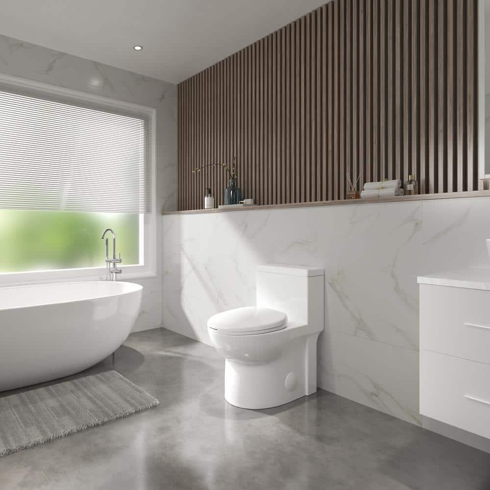Denbigh Chair Height Elongated Comfort Height One-Piece Toilet (Seat Included)