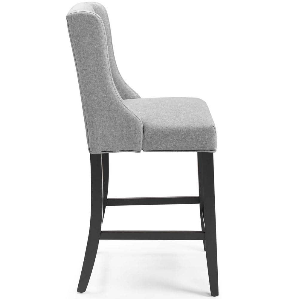 Modway Baronet Tufted Button Upholstered Fabric/Faux Leather Stool