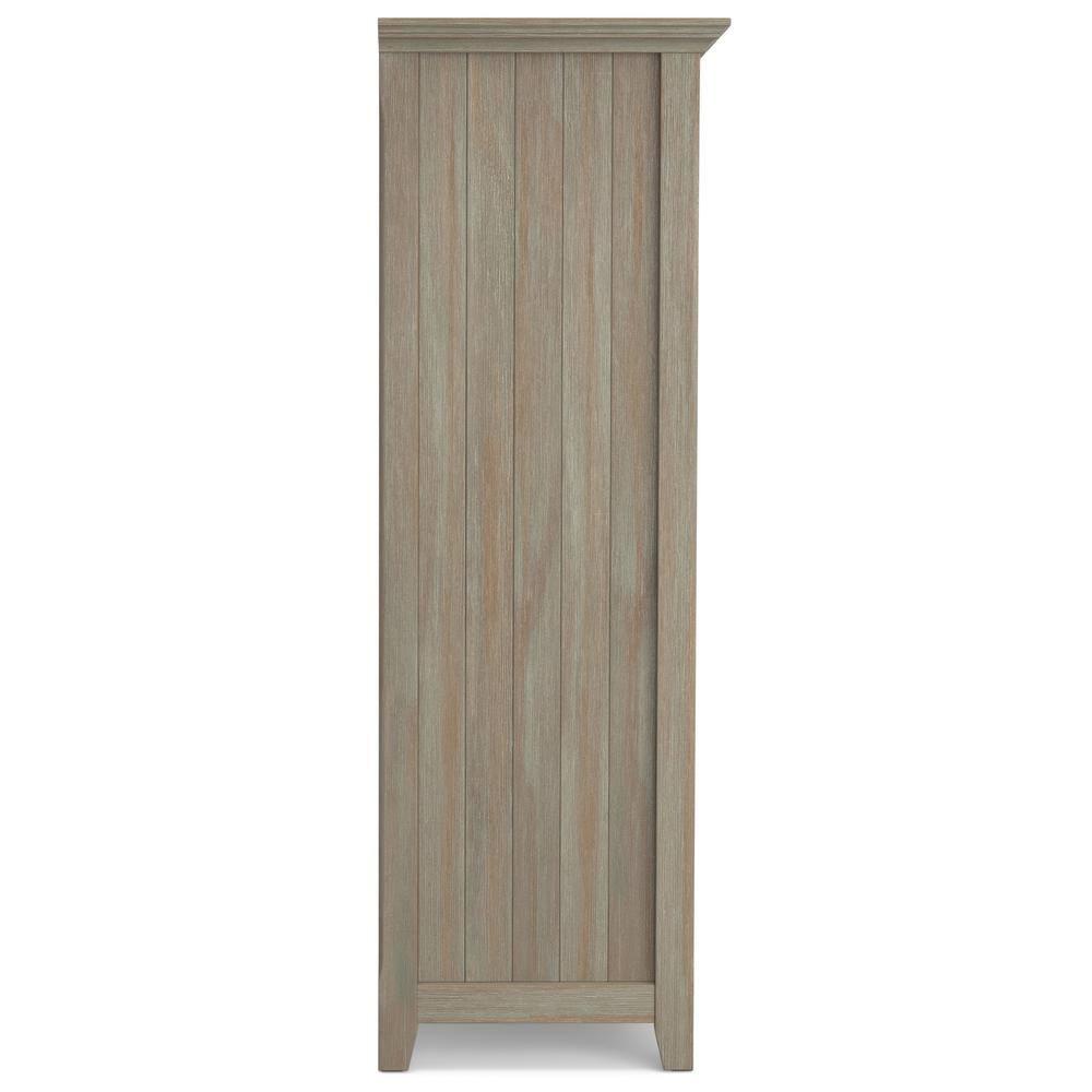 Simpli Home Acadian 57"W Solid Wood Storage Console Table