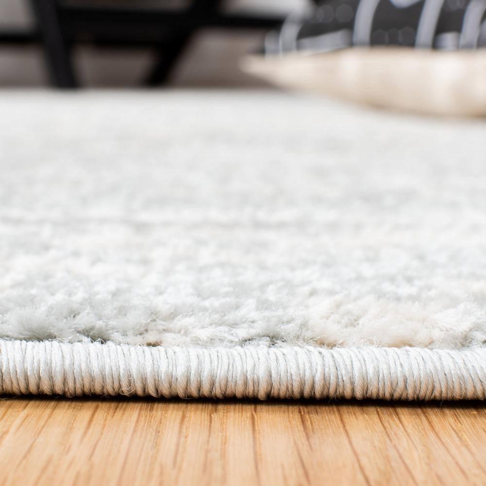 Tulum TUL272 Power Loomed Area Rug - Ivory/Light Grey - 5'x5' - Safavieh.