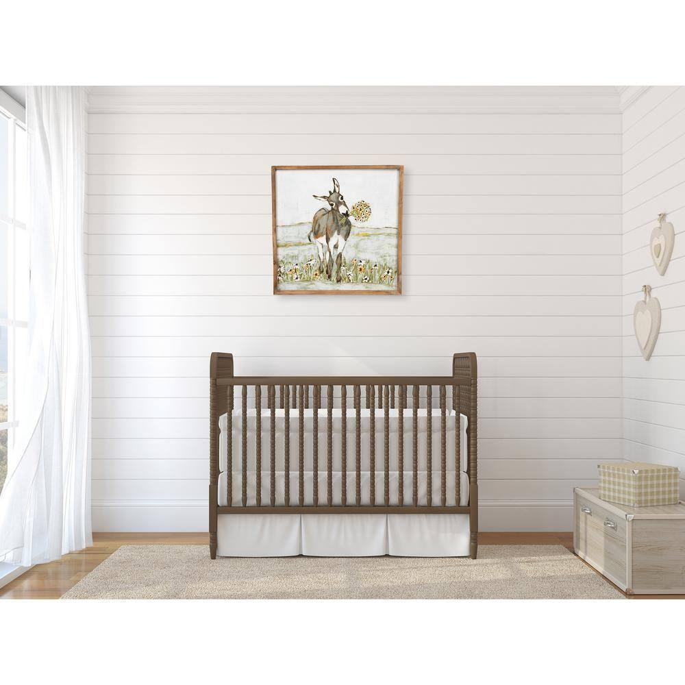 Creative Co-Op Donkey Wall Décor in Wood Frame