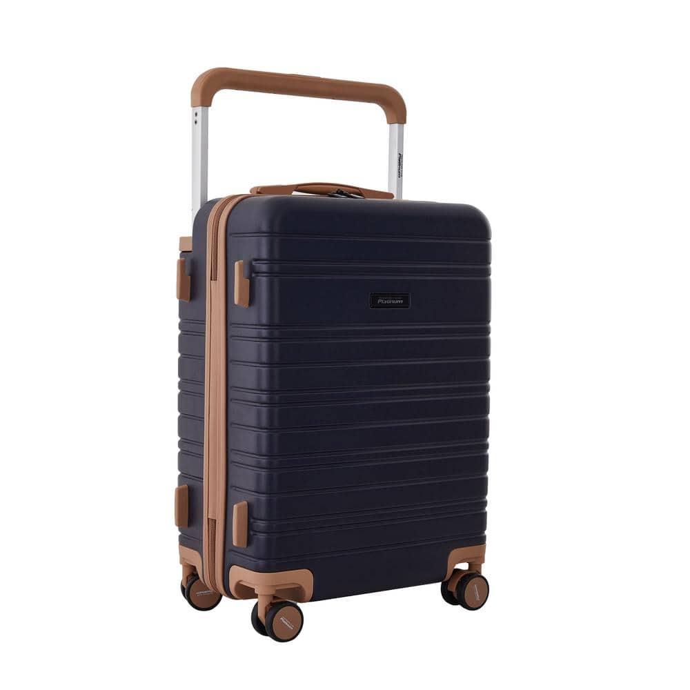 Travelers Club 2PC Navigate Luggage Set, Navy Blue, 20" Carry-On