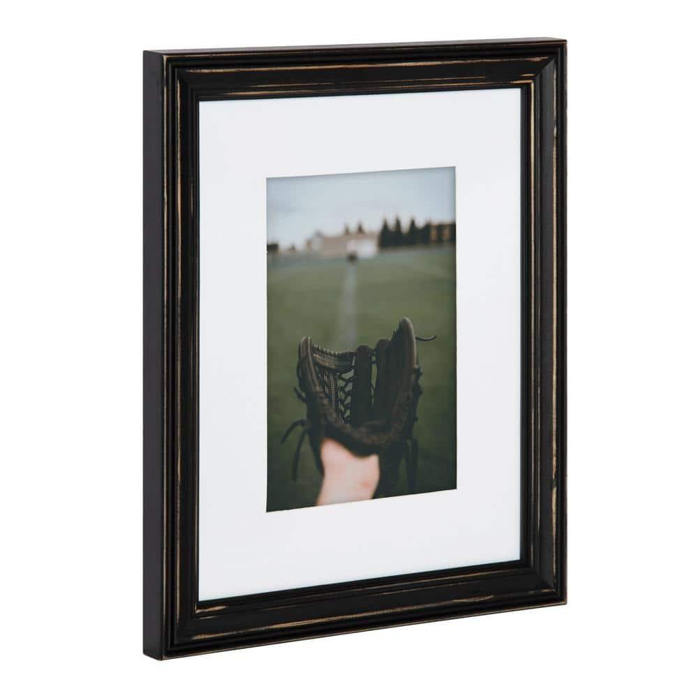 6pc Bordeaux Frame Box Set Black - Kate & Laurel All Things Decor: Wall Display, Sawtooth Hanger, Wood Material