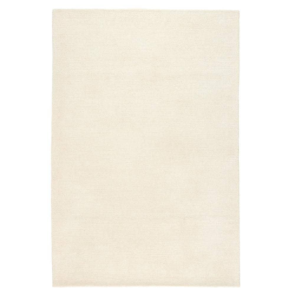 Town & Country Luxe Rita Ribbed Textured Handcrafted Area Rug Taupe/Ivory