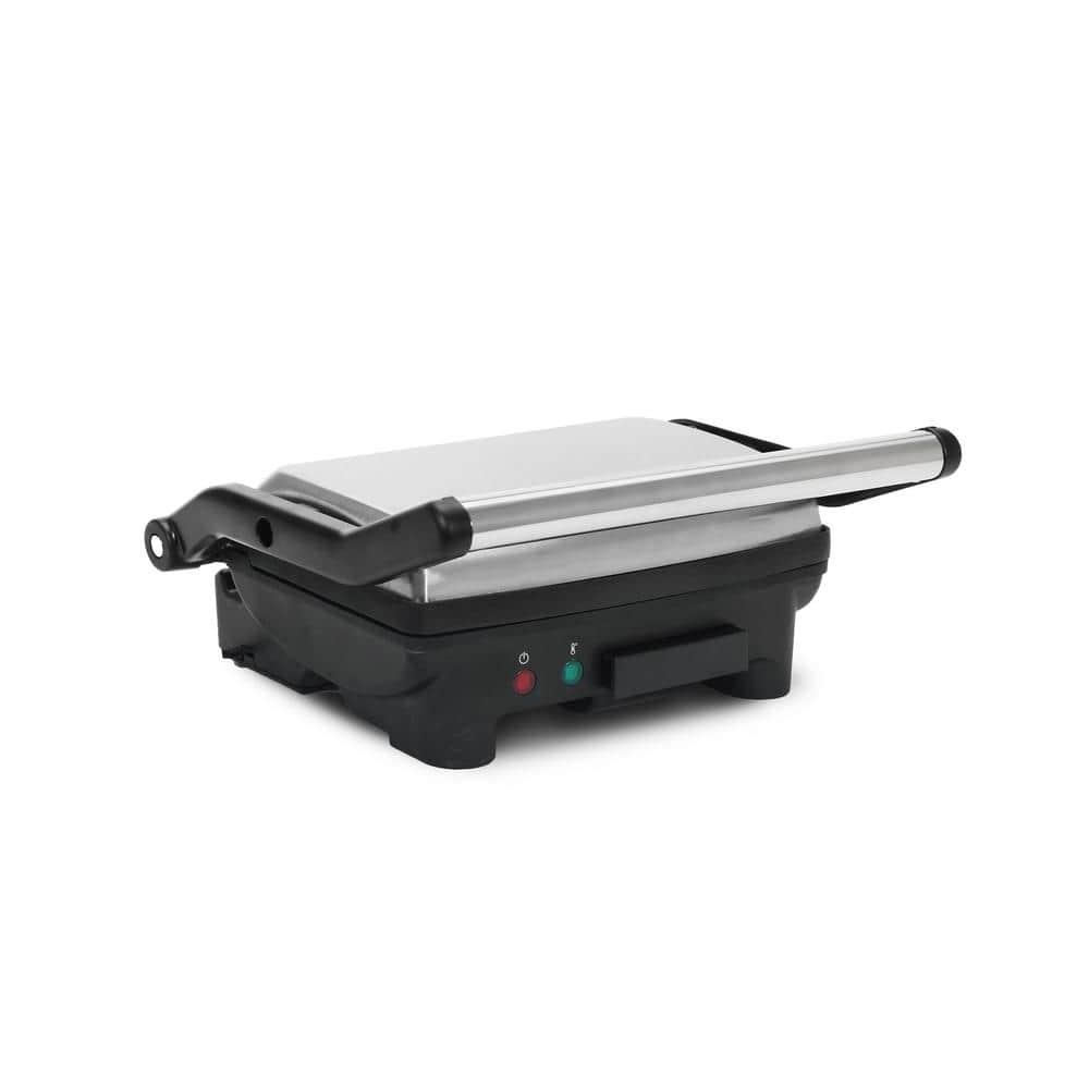 Elite Stainless Steel 3-in-1 Panini Press and Indoor Grill