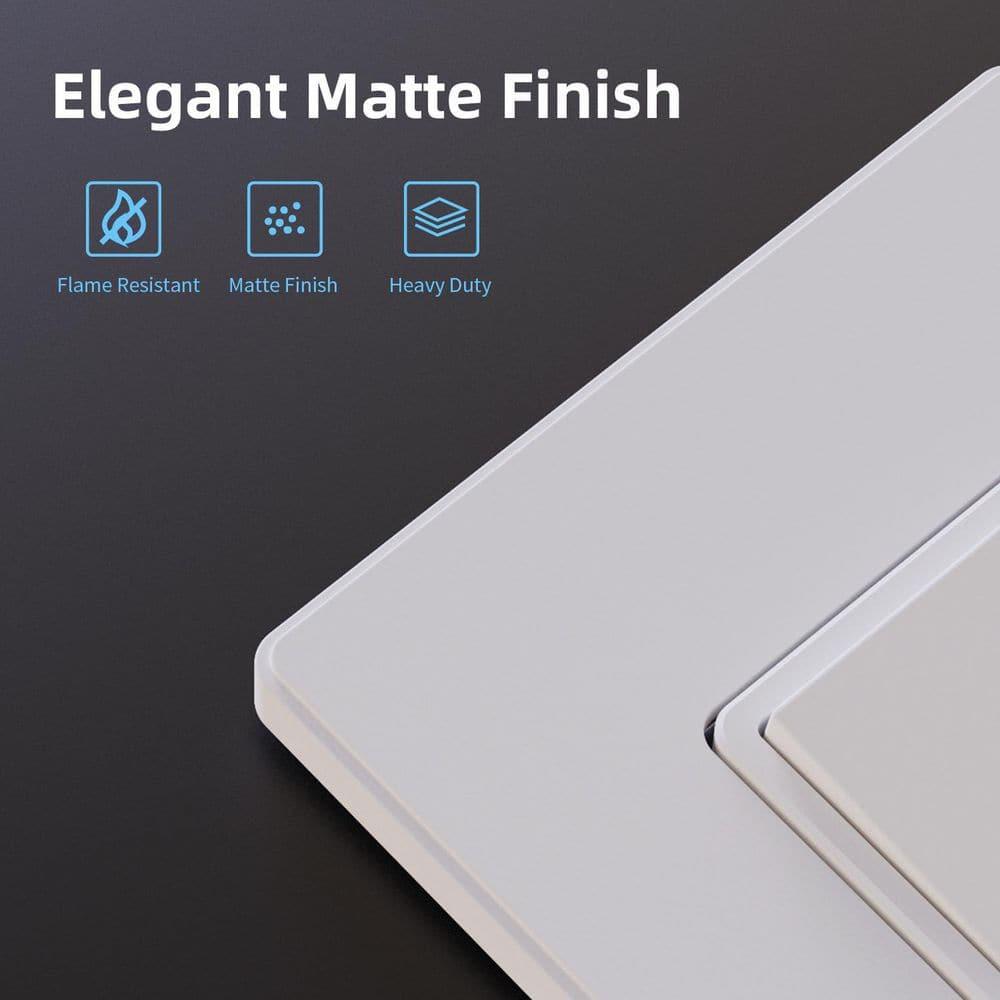 ELEGRP 15 Tamper Resistant Single Pole Rocker Light Switch (Set of 10) ES004A-0110SWP