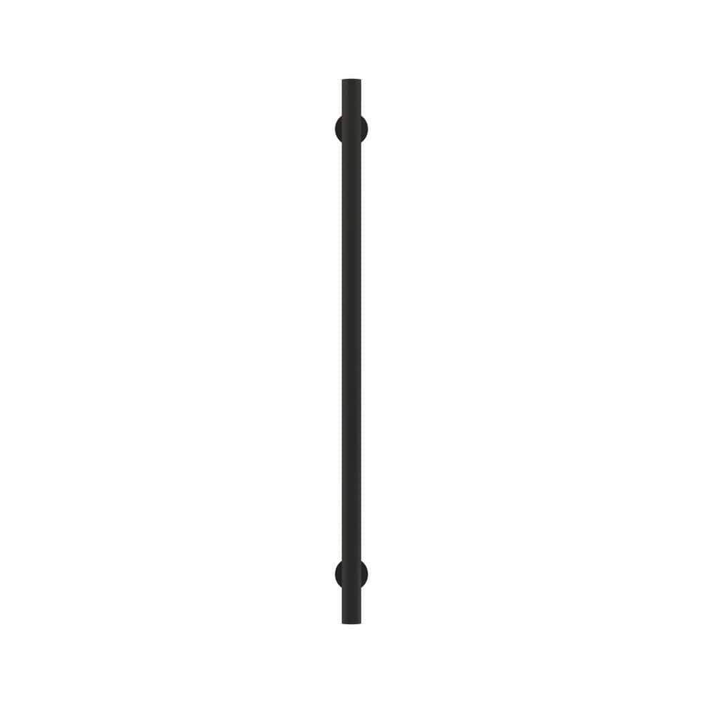 Amerock Radius 10-1/16 inch (256mm) Center-to-Center Matte Black Cabinet Pull