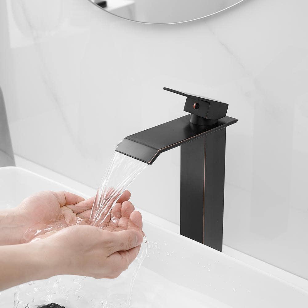 Vessel Sink Faucet Single-handle Bathroom Faucet with Drain Assembly