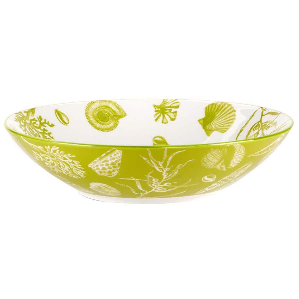 Seaside Set of 6  Soup Pasta Bowl 6 asst 9.25in Diam x 2.25in 40oz (Set of 6)