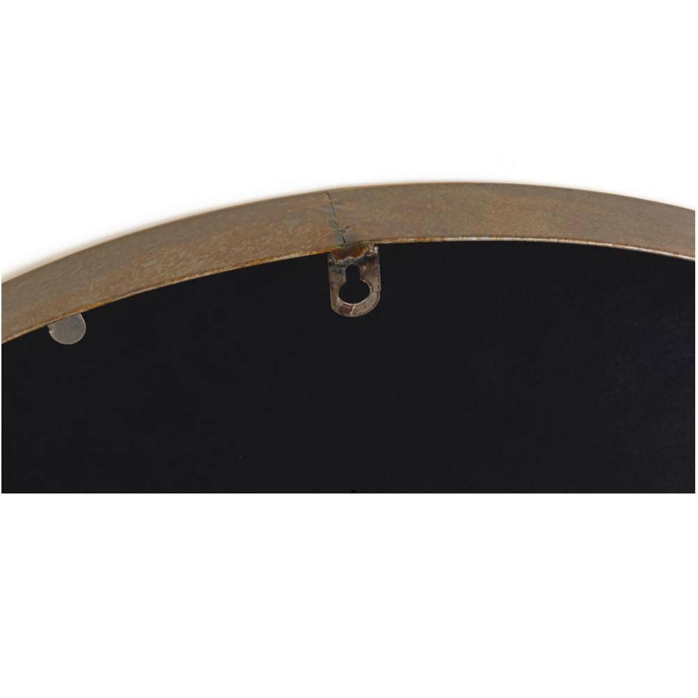 Rosdorf Park Archelle Metal Flat Wall Mirror
