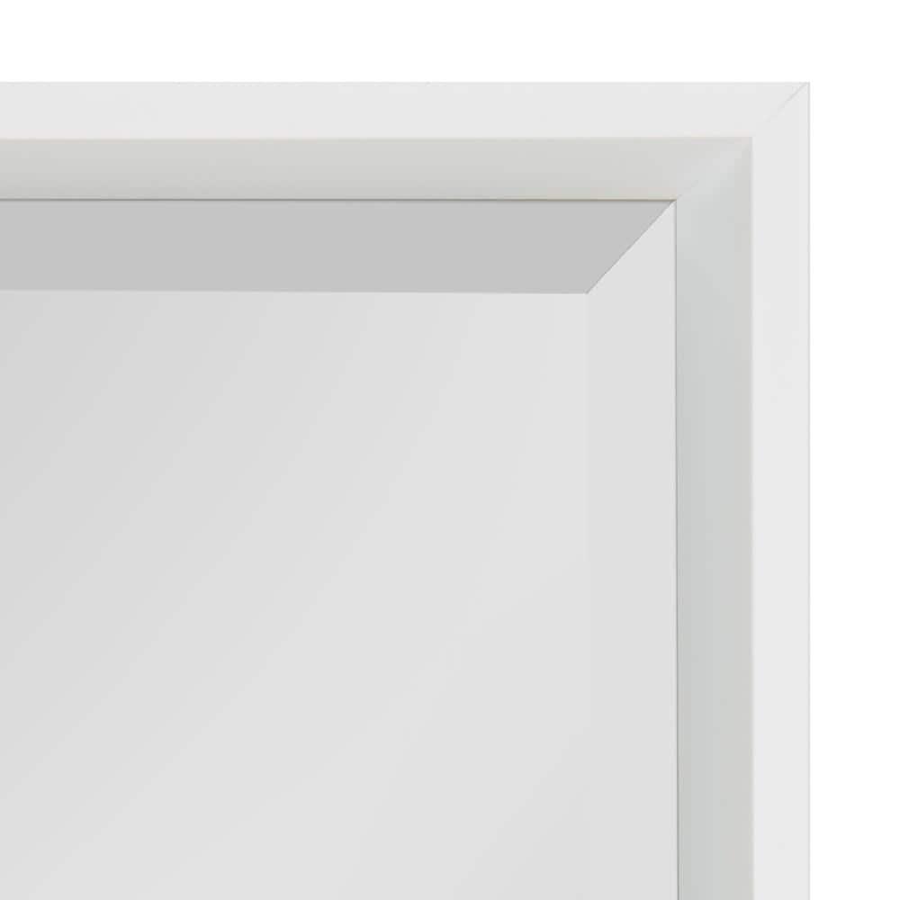 20" x 26" Calter Framed Wall Mirror White - Kate and Laurel
