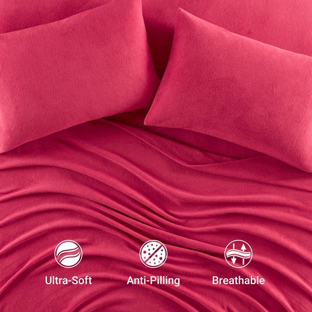 Madison Park Micro Fleece Sheet Set