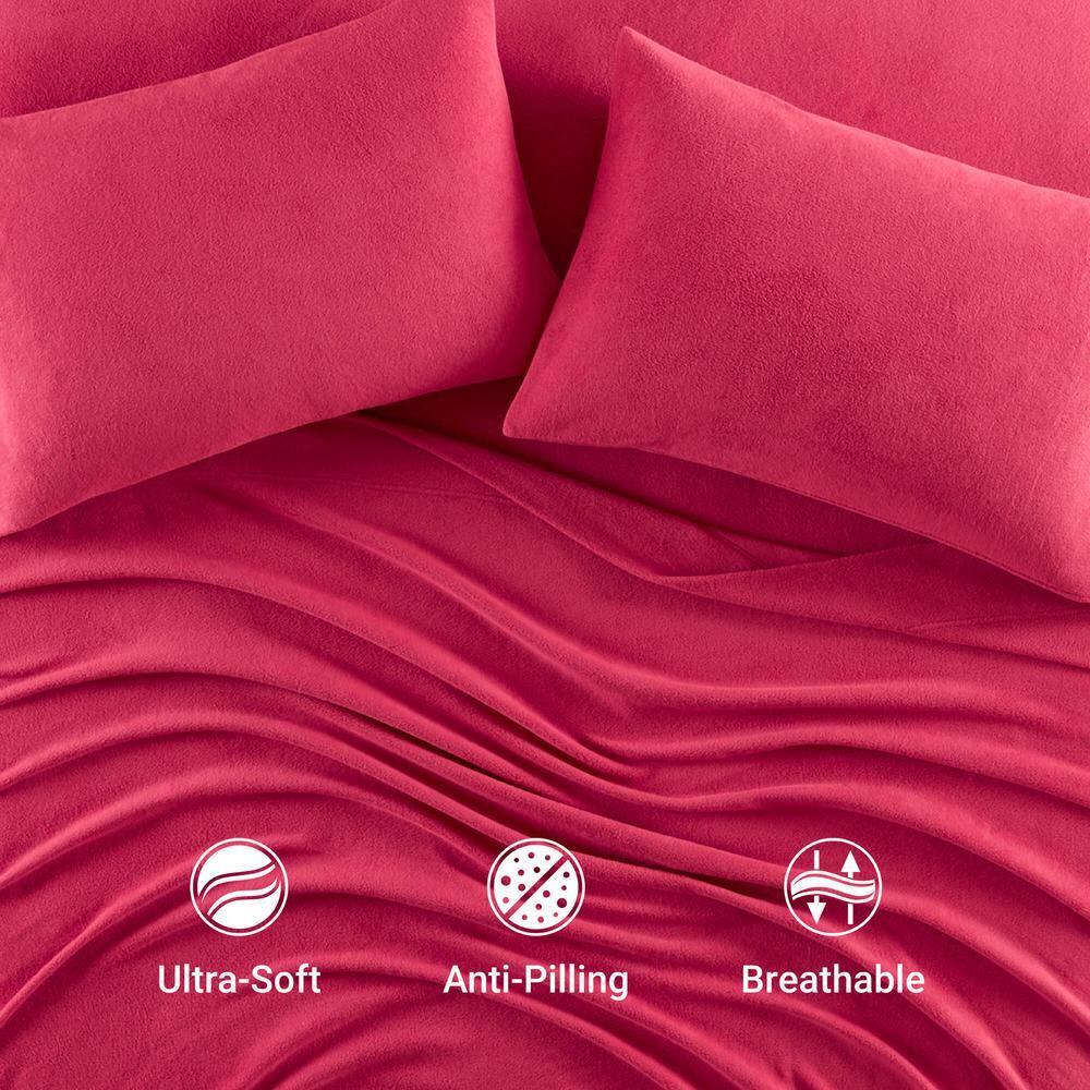 Madison Park Micro Fleece Sheet Set