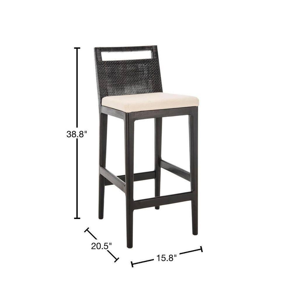 Darin Barstool - SEA4015 - Black/White - Safavieh
