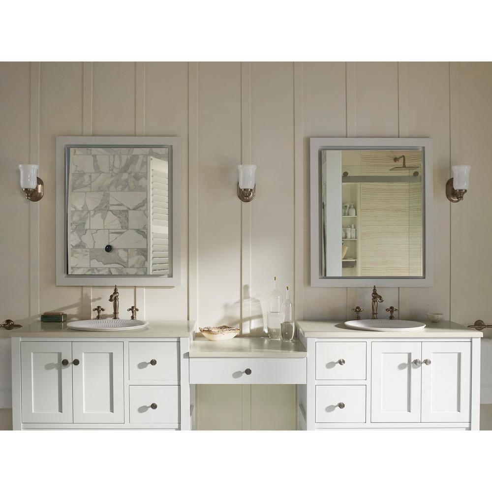 Verdera® Recessed or Surface Mount Medicine Cabinet with 3 Adjustable Shelves