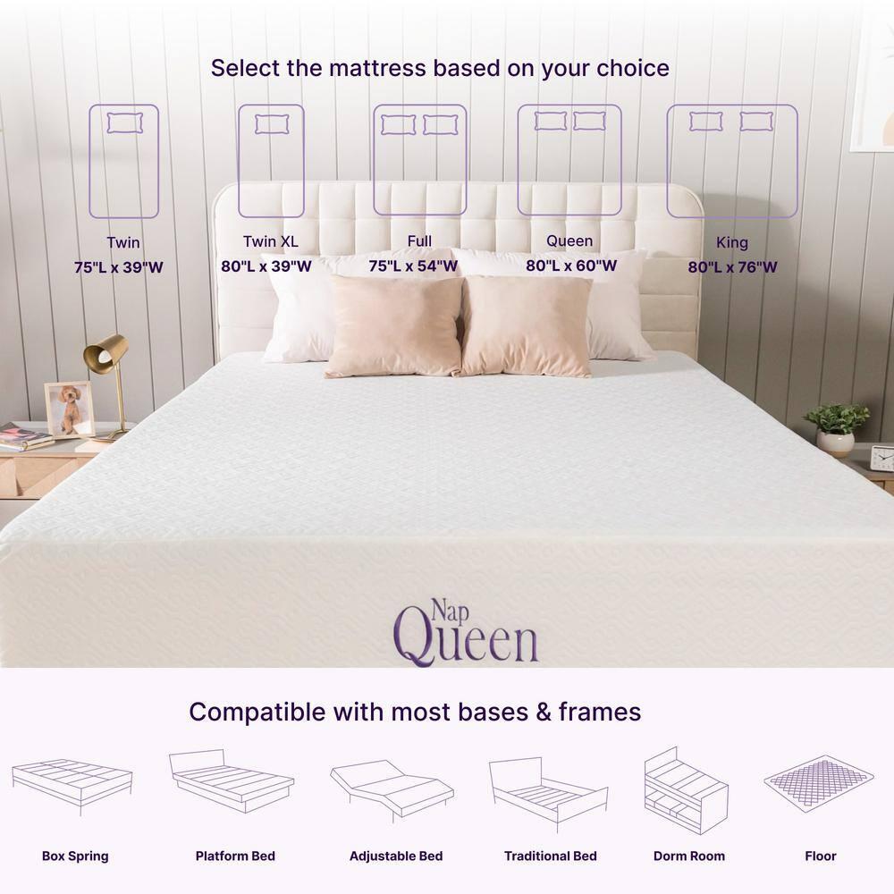 10'' Elizabeth, Cooling Gel Infused Memory Foam Mattress
