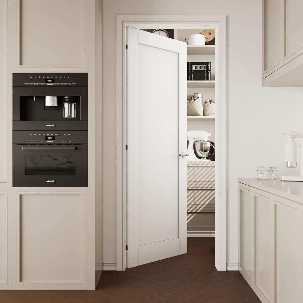 Interior Pantry Solid Wood Slab Doors For French Doors / Sliding Doors Without Hardware