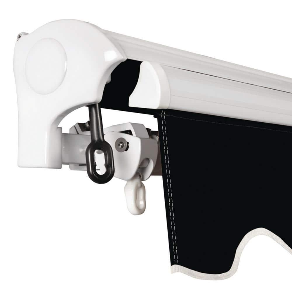 Advaning 10.5'' Fabric, Metal Cover Retractable Patio Awning