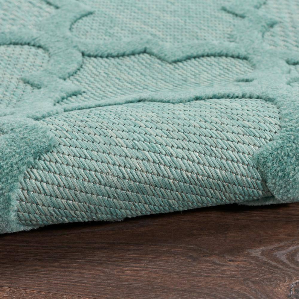 Nourison Easy Care 8' x 10' Aqua/Teal Indoor/Outdoor Rug