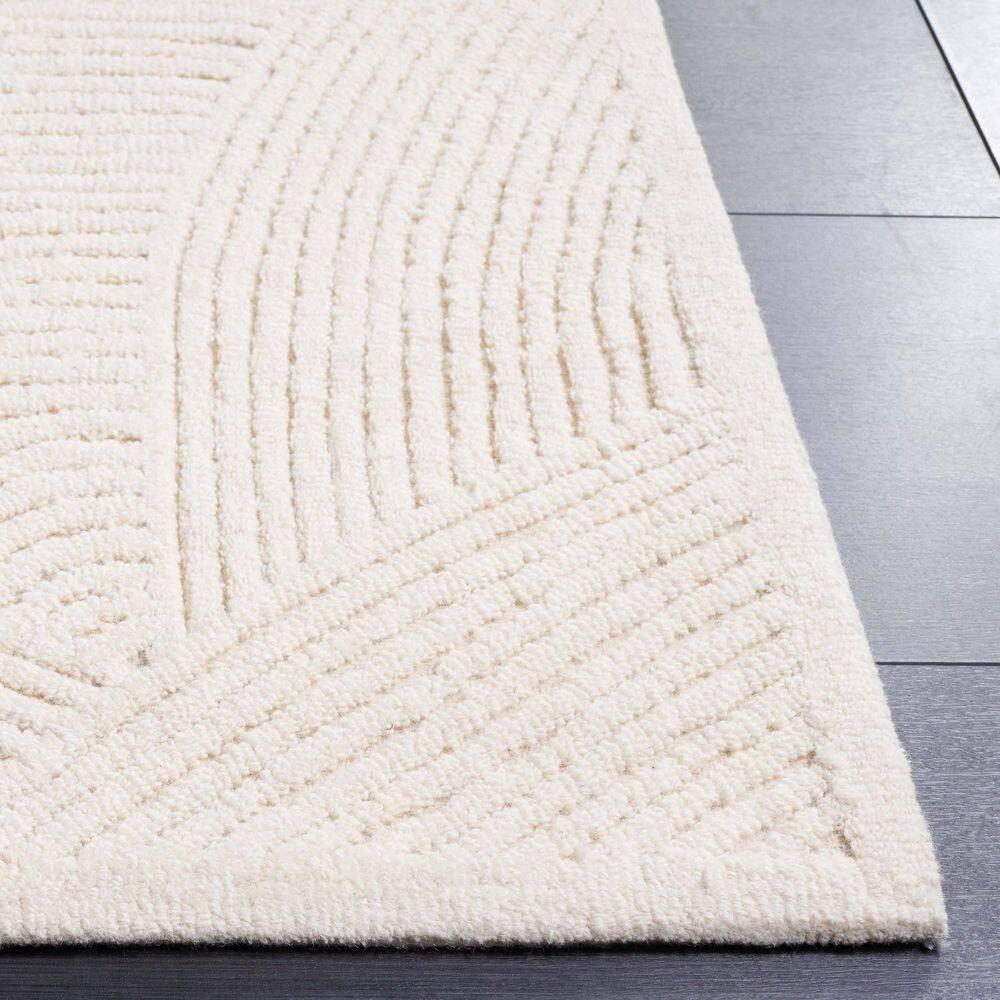 Textural TXT101 Hand Tufted Indoor Runner Rug - Ivory - 2'3"x6' - Safavieh