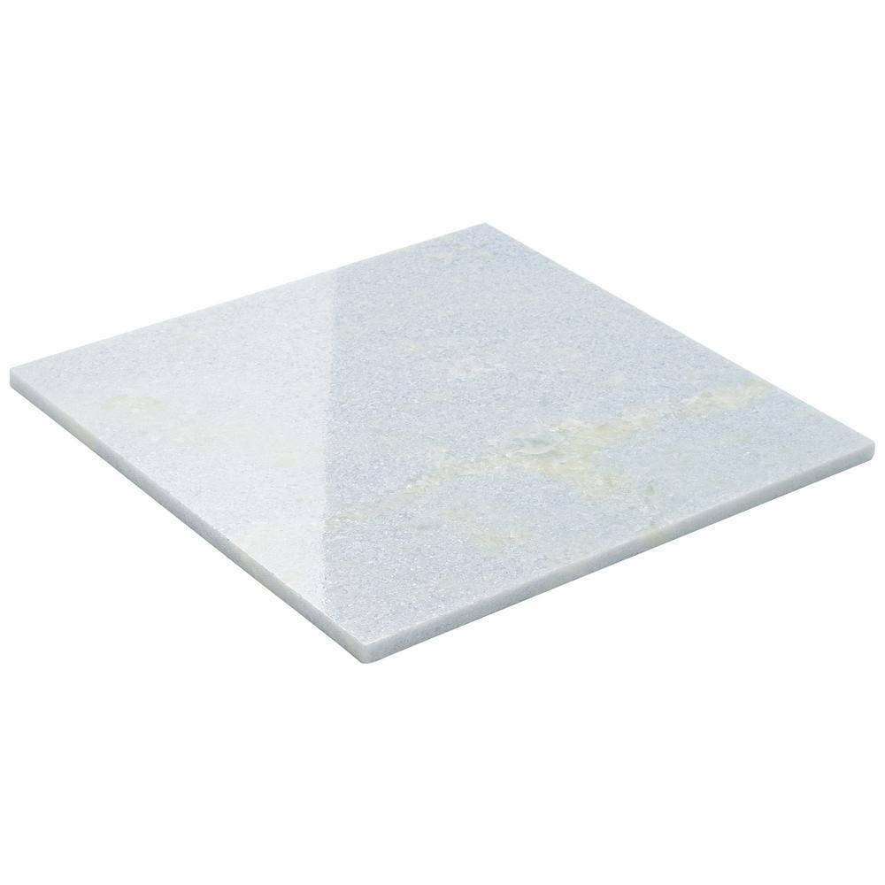 Bond Tile Raven 12 in. x 12 in. Polished Marble Floor and Wall Tile (10 Sq. Ft. / Case)