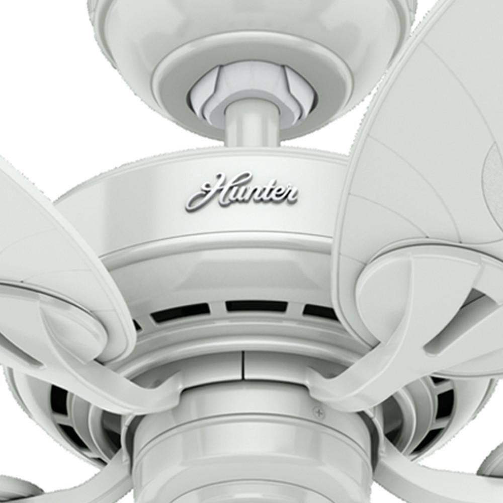 54" Bayview 5 - Blade Outdoor Tropical Leaf Ceiling Fan with Pull Chain