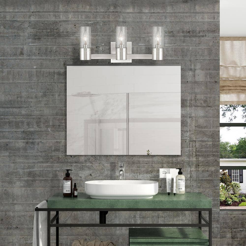 Livex Lighting Midtown 3 - Light Vanity in  Brushed Nickel